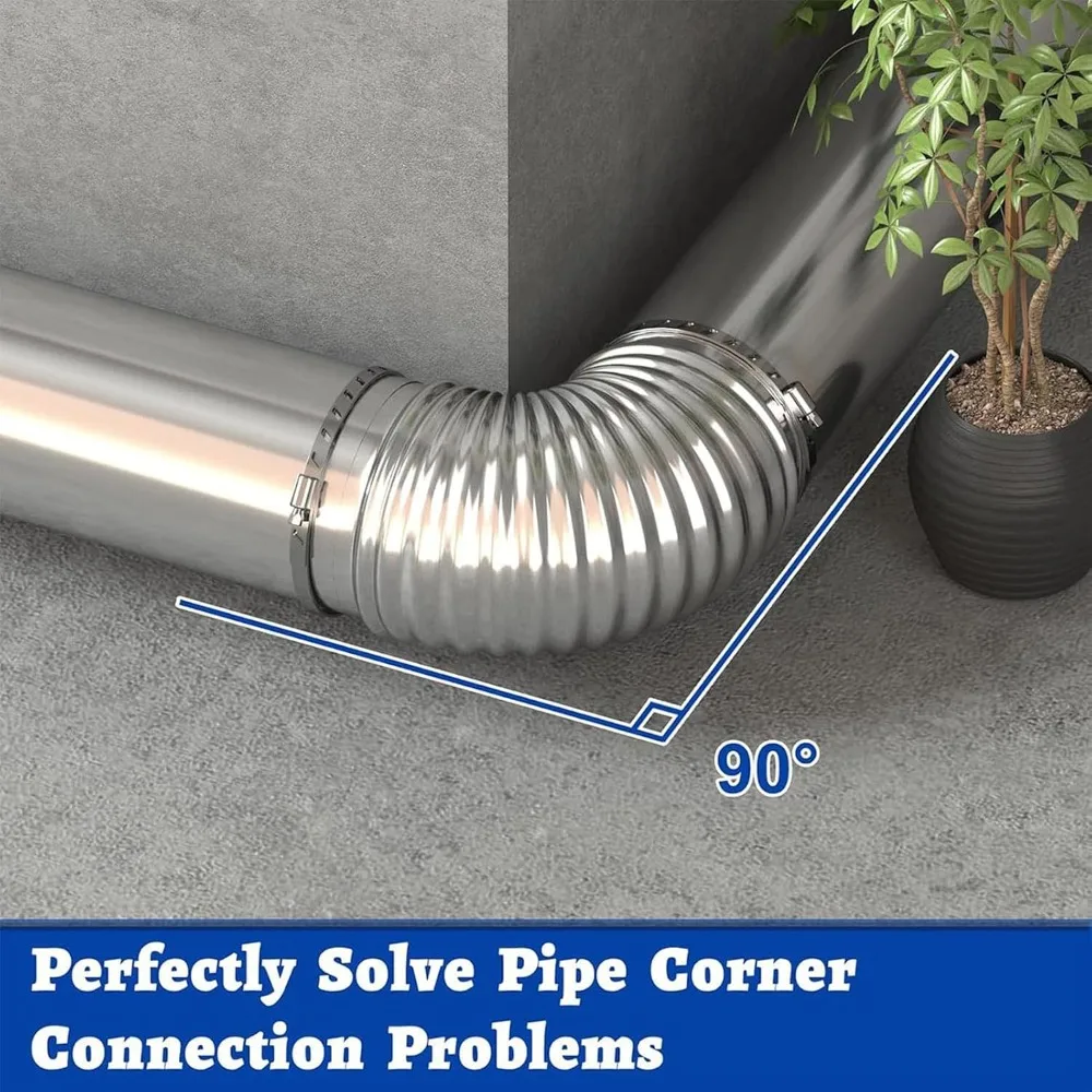 4 Inch Diameter Duct Splitter Connector Metal 45 Degree Angle 3 Way Duct Splitter Y Shape Structure Silver Metal Duct Adapter