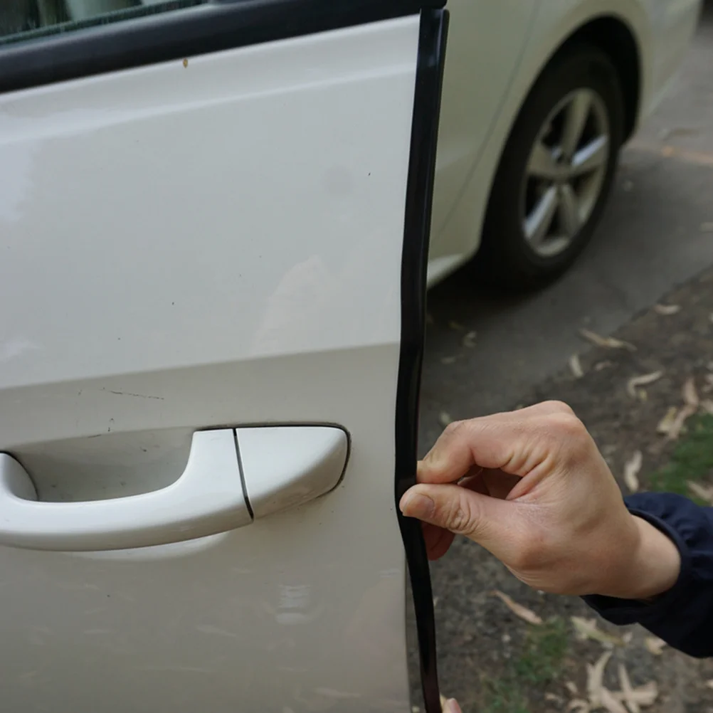 Bandes d'étanchéité Anti-choc et résistantes aux rayures pour voiture, 10M, protecteur de porte en Pvc noir, étanche, résistant à la chaleur, installation facile