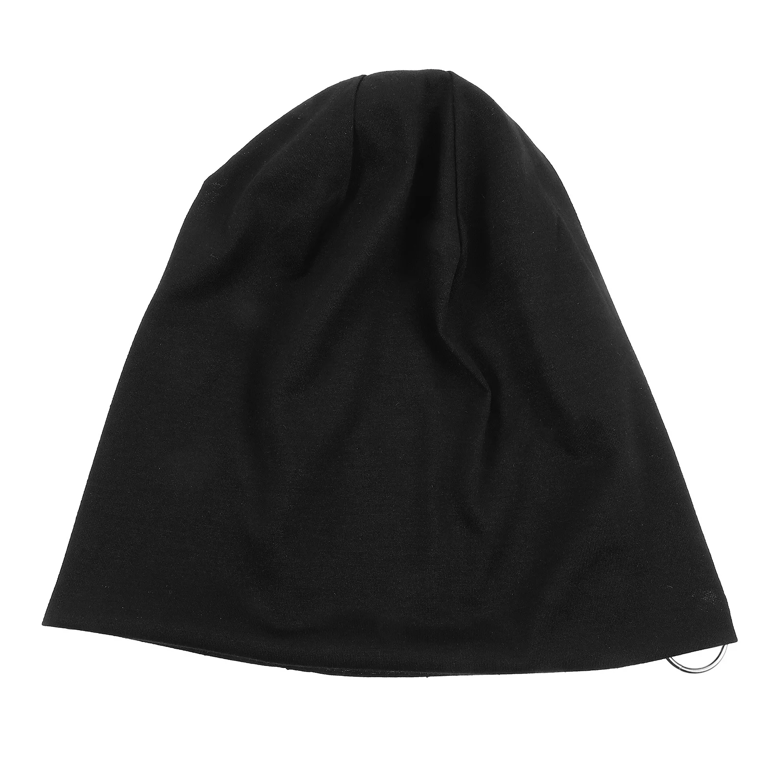 

Double Layer Turban Hat for Men Beanie Cap Comfortable Sleep Hair Bonnet Breathable Polyester Headwrap Warm Outdoor Hat