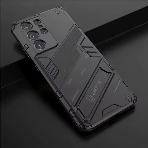 Rugged Armor Shockproof Phone Case For Samsung Galaxy S22 Plus S23 FE S24 Ultra A33 A53 A14 A34 A54 A15 Holder Stand Back Cover