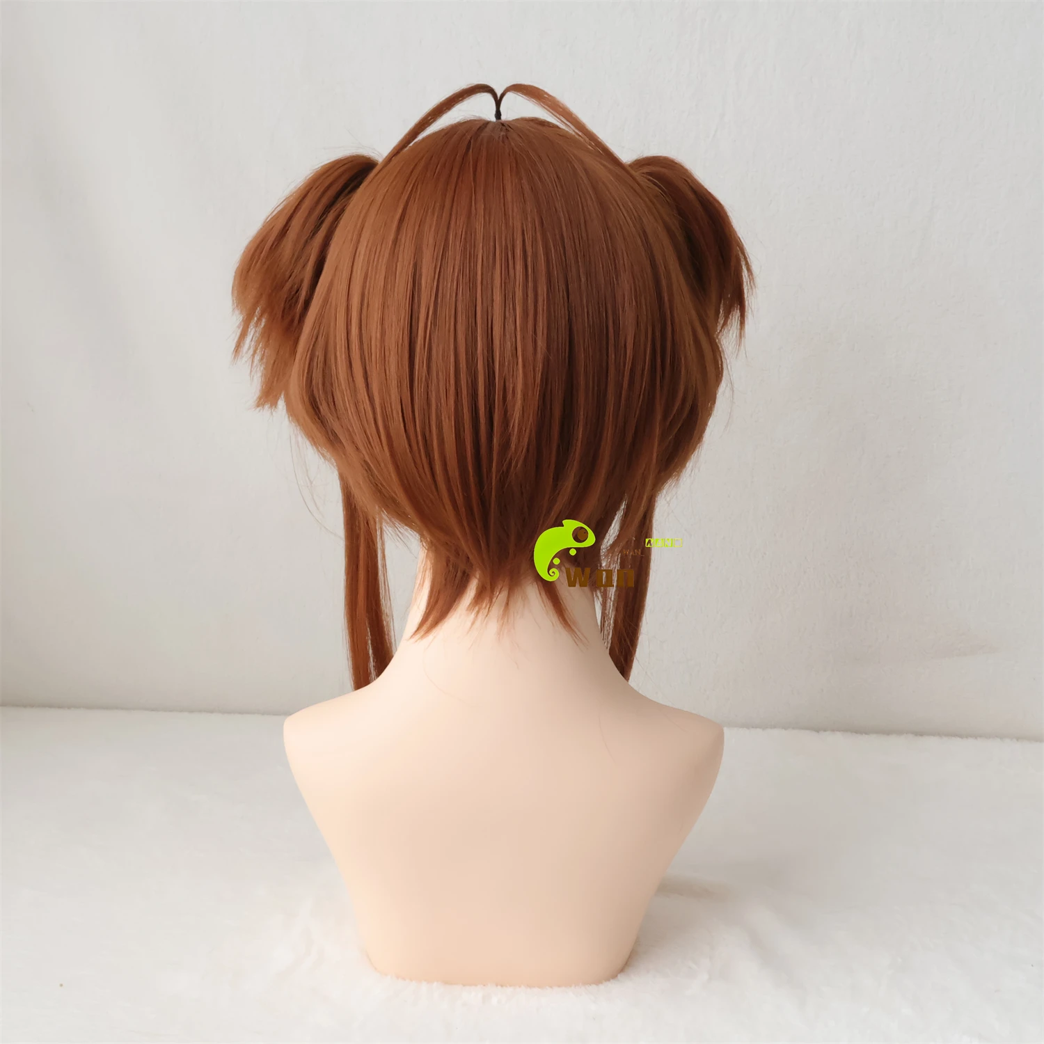 Anime Sakura Kinomoto Cosplay Perücke 46cm kurze braune Haare Frauen Sakura Cosplay Perücken hitze beständige synthetische Haar Perücke Kappe