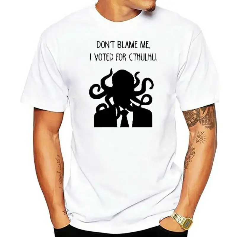 Dont Blame Me I Voted For Cthulhu Mens Tee men t shirt