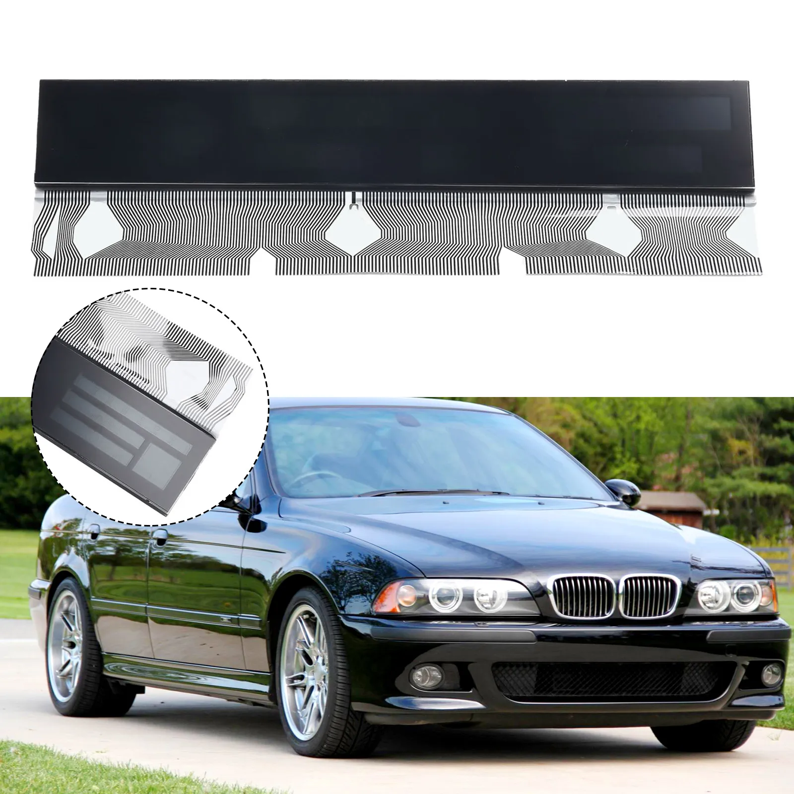 

Dashboard LCD Screen Metal / Plastic Panel Fashionable Kit LCD Display Repair Screen Elegant 750i 760iL 1995-2001