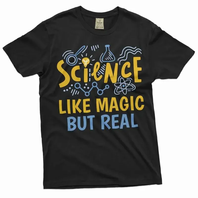 Funny Science T shirt like magic but real nerd geek gift tee