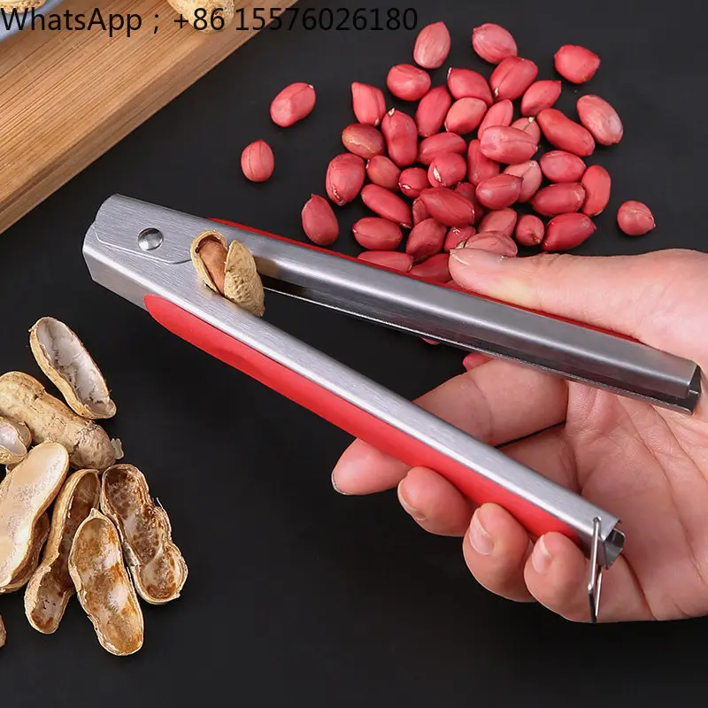 Peanut Clip, Automatic Rebound Nut Opening Tool, Peanut Seed Melon Seed Peeling Machine, Hand Peeling Peanut Shell