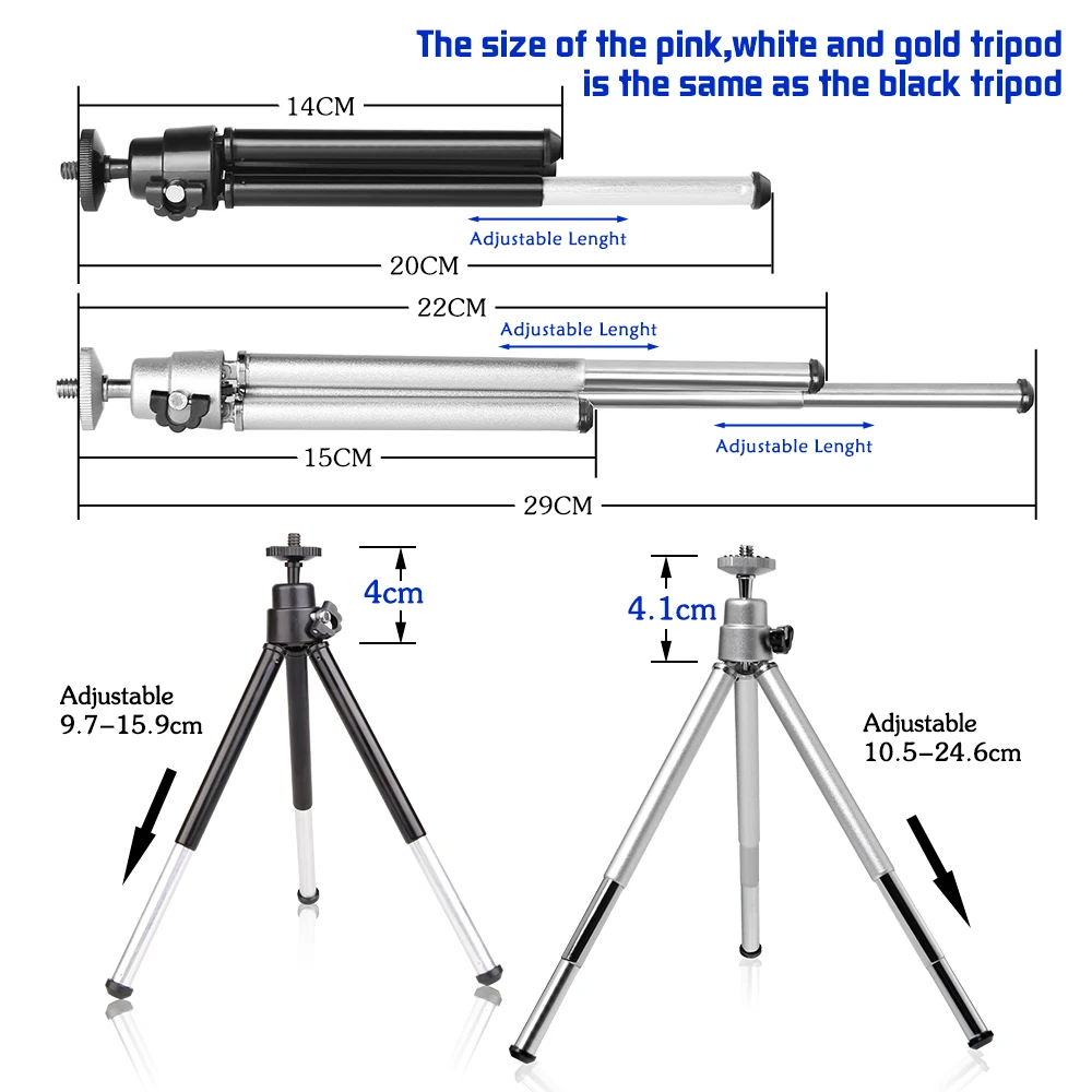 SH Table Floor Selfie Tripod For Phone Camera Stands Reflectors Photo Studio Video With Bluetooth Remote Control Shooting