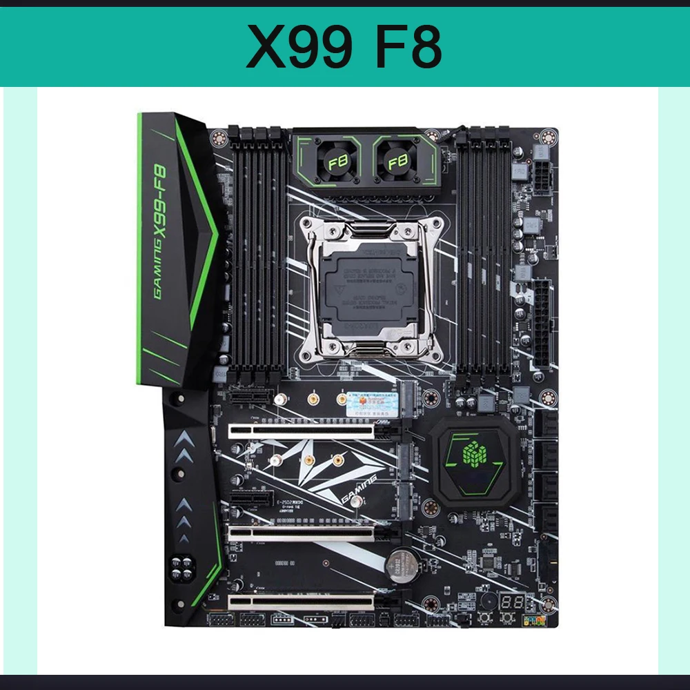 New X99 F8 For HUANANZHI GAMING Motherboard C612 8*DDR4 LGA20 11-3 256GB Support E5 V3/V4 CPU X99