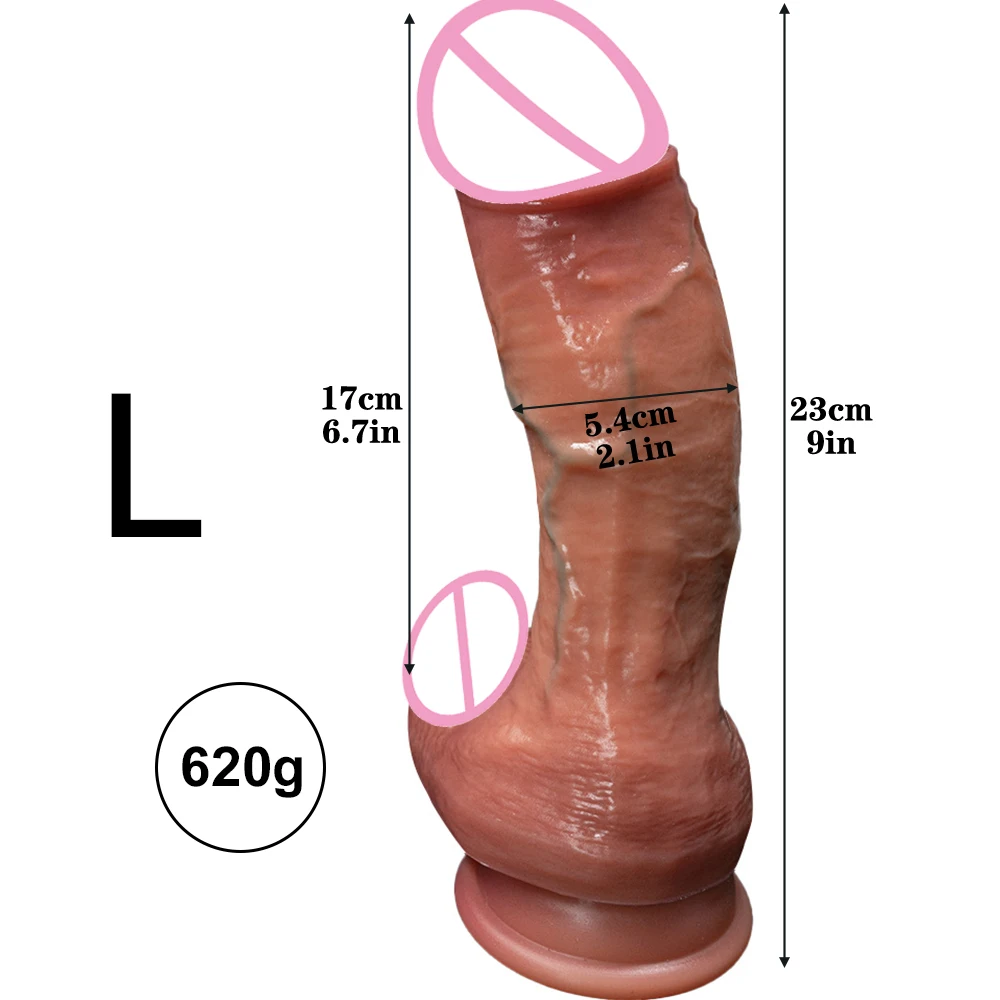 Reproduction Real Thick Dildo Huge Realistic Dildo big Penis Skin-Touching Feeling Sex Toys for Woman Men Vagina Anal Massager