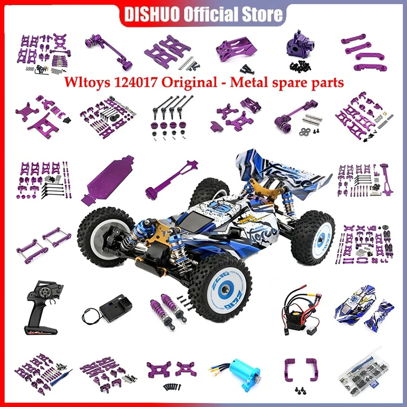 

Metal Drive Shaft and Wheel Hex Adapter RC Car Upgrade Parts Brushless Motor Car Accessories Wltoys 1/12 124017 124019 124007