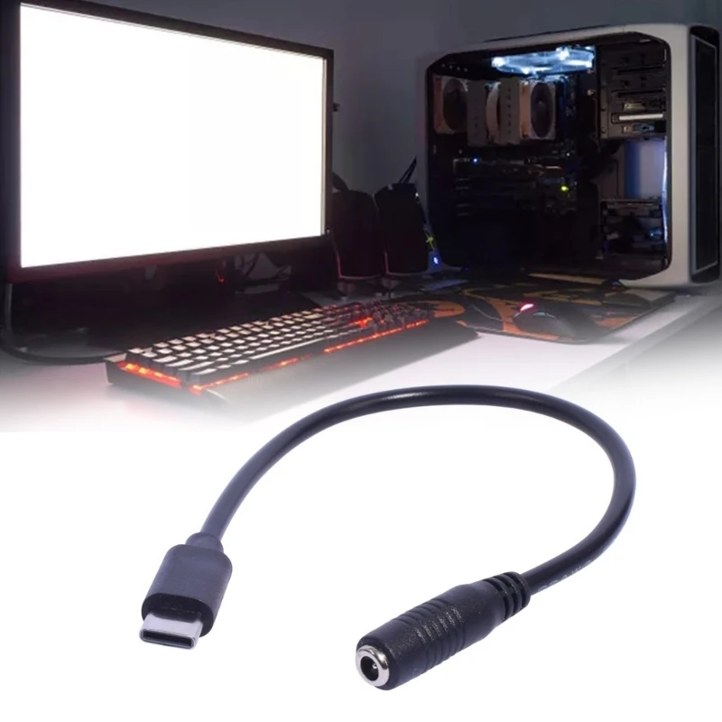 Шнур питания с разъемом 3,5x1,35 мм на разъем типа C для мобильных устройств, Прямая поставка для планшетов, телефонов и динамиков