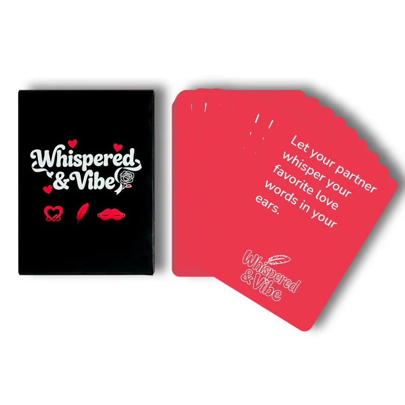 Couple Game Cards, Romantic Interactive Challenge Card Game for Date Night, Valentine Anniversary Gift for Lovers