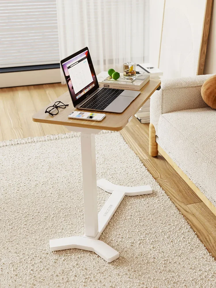 Smart Electric Lifting Table Home Computer Desk Bedroom Movable Bedside Table Simple Lazy Table T05