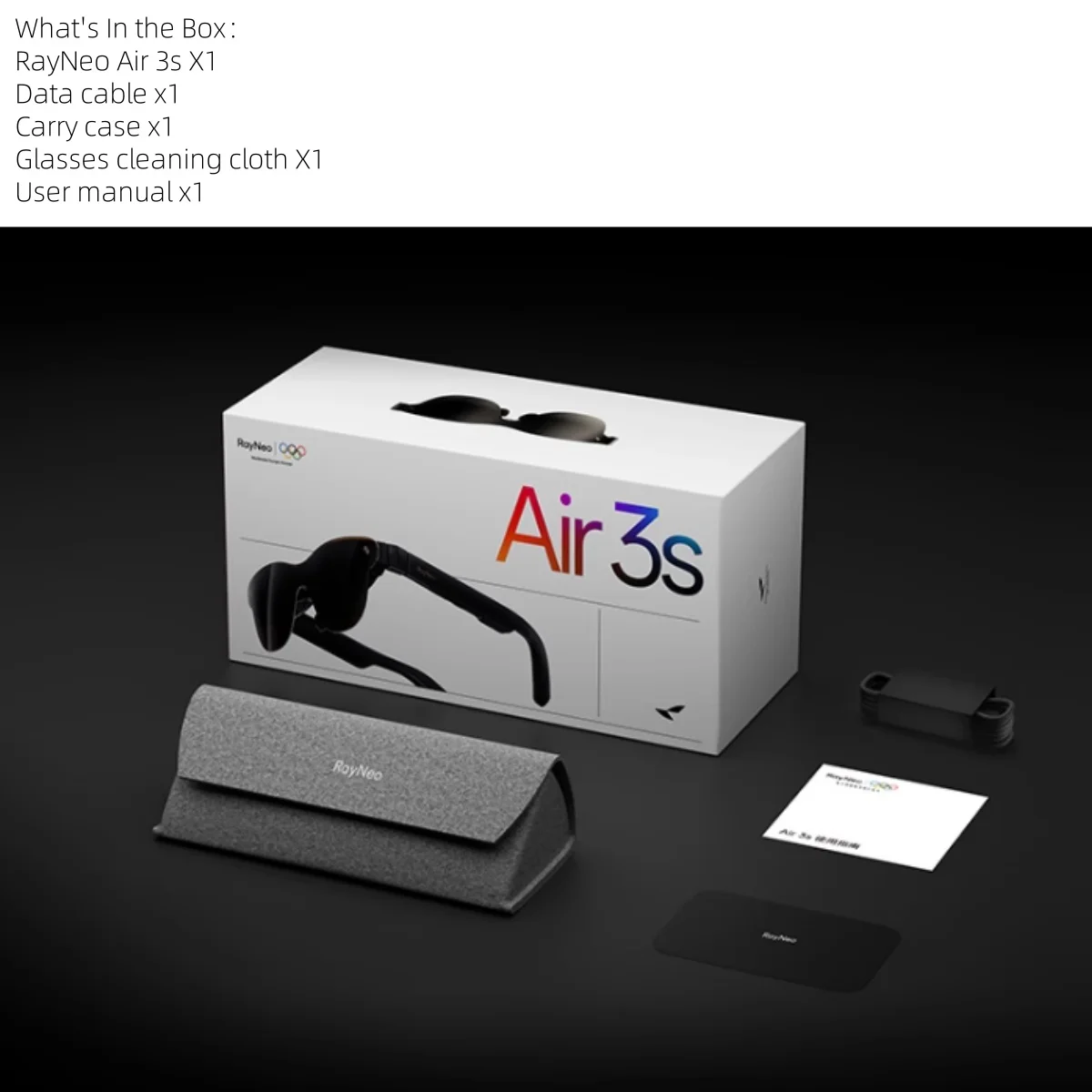 Очки RayNeo Air 3S и комплект USB-C: опыт мегаэкрана 201 дюйма с яркостью 650 нит