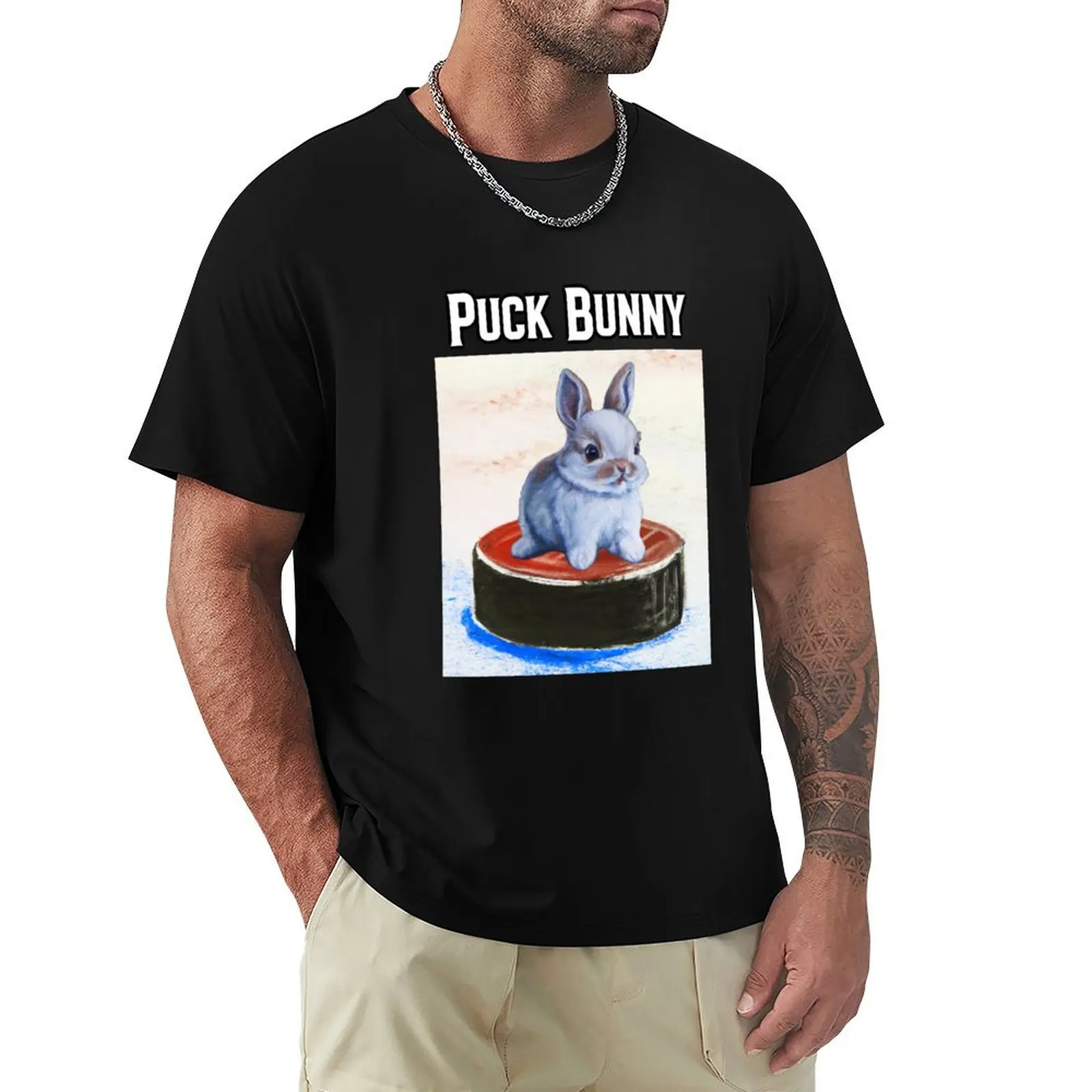 

Puck Bunny T-Shirt blanks anime clothes football t shirt compression shirt men
