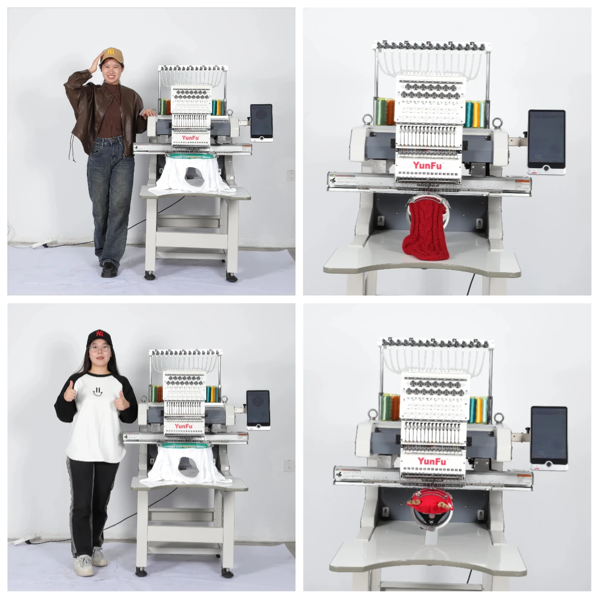 

Вышивальная машина Gold Seller YunFu 2025 Original Commercial Cap Embroidery Machine 12/15 с оригинальными 100% основными компонентами