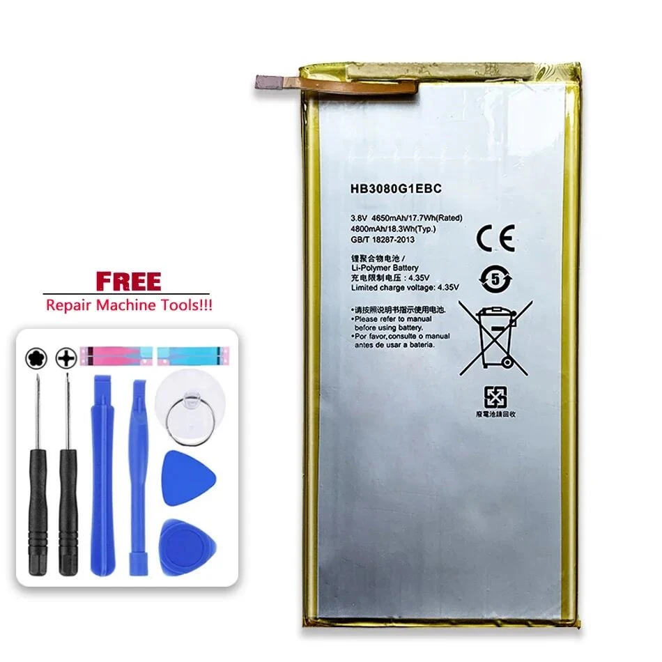 

4800mAh Battery HB3080G1EBW For Huawei MediaPad T3 10/9.6 LTE AGS-L09 AGS-W09 AGS-L03 Tablet Batteria + Tools