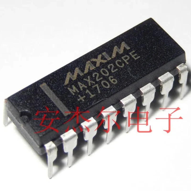 20PCS/Imported New MAX202CPE RS-232 Transceiver Plug in DIP-16 in Stock