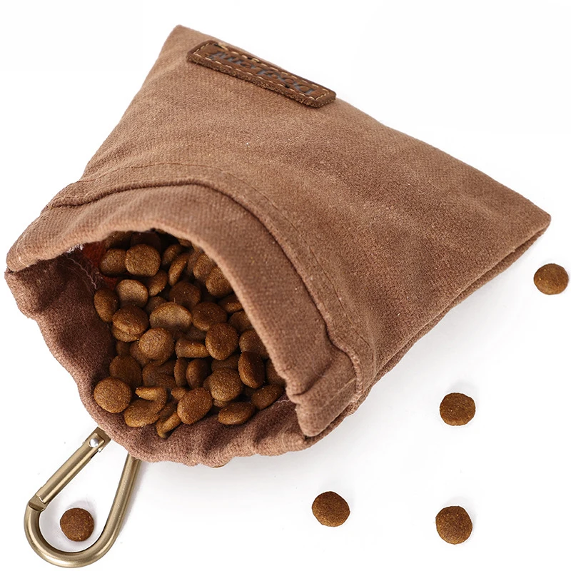 Dog Training Snack Bag Outdoor Travel Pet Dog Treat Pouch Portable Oil Resistance Food Dispenser Bag Durable Pet Accessories