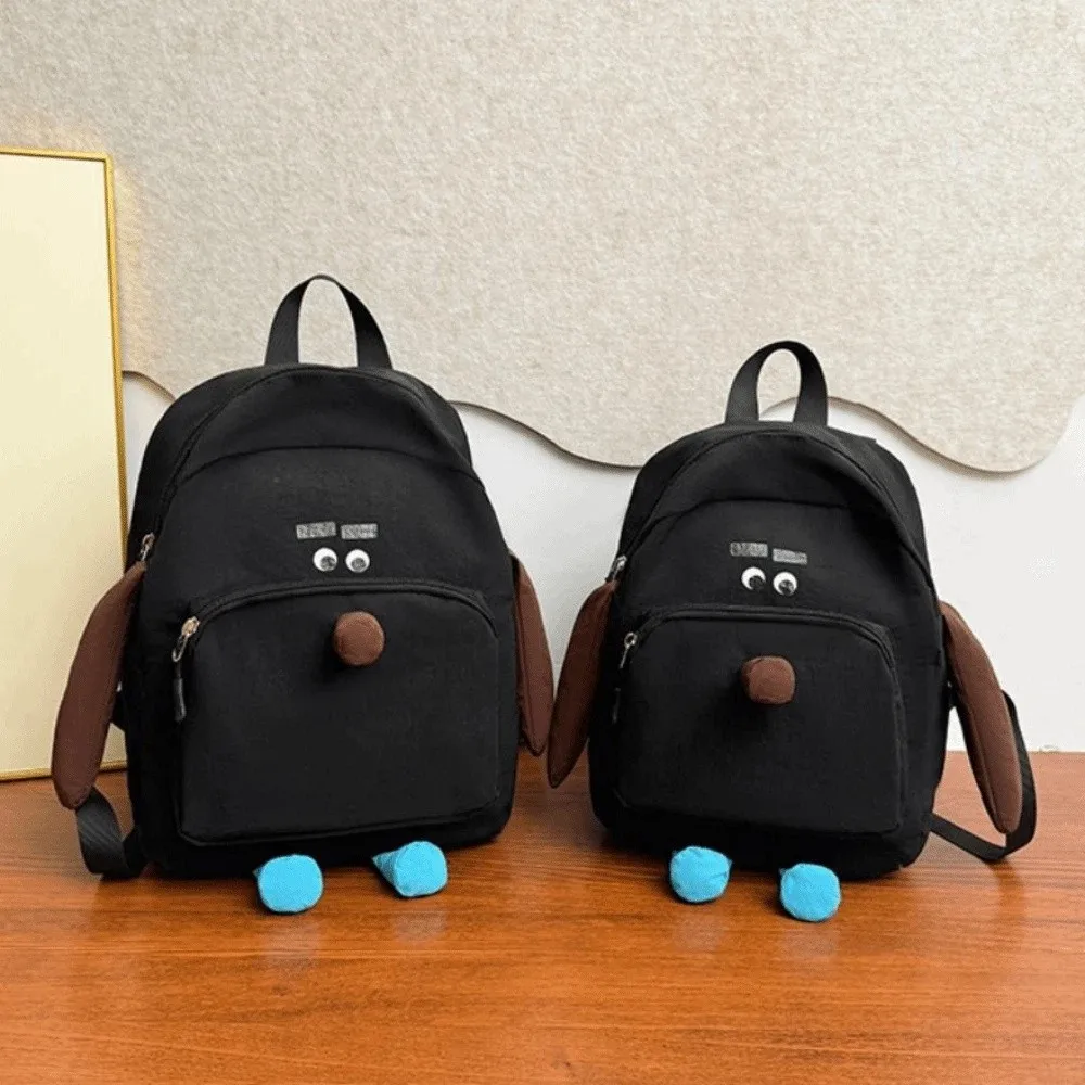 

Dog Pattern Children's Cartoon Backpack Adjustable Straps Zipper Closure Kindergarten Backpack Lightweight Comfortable