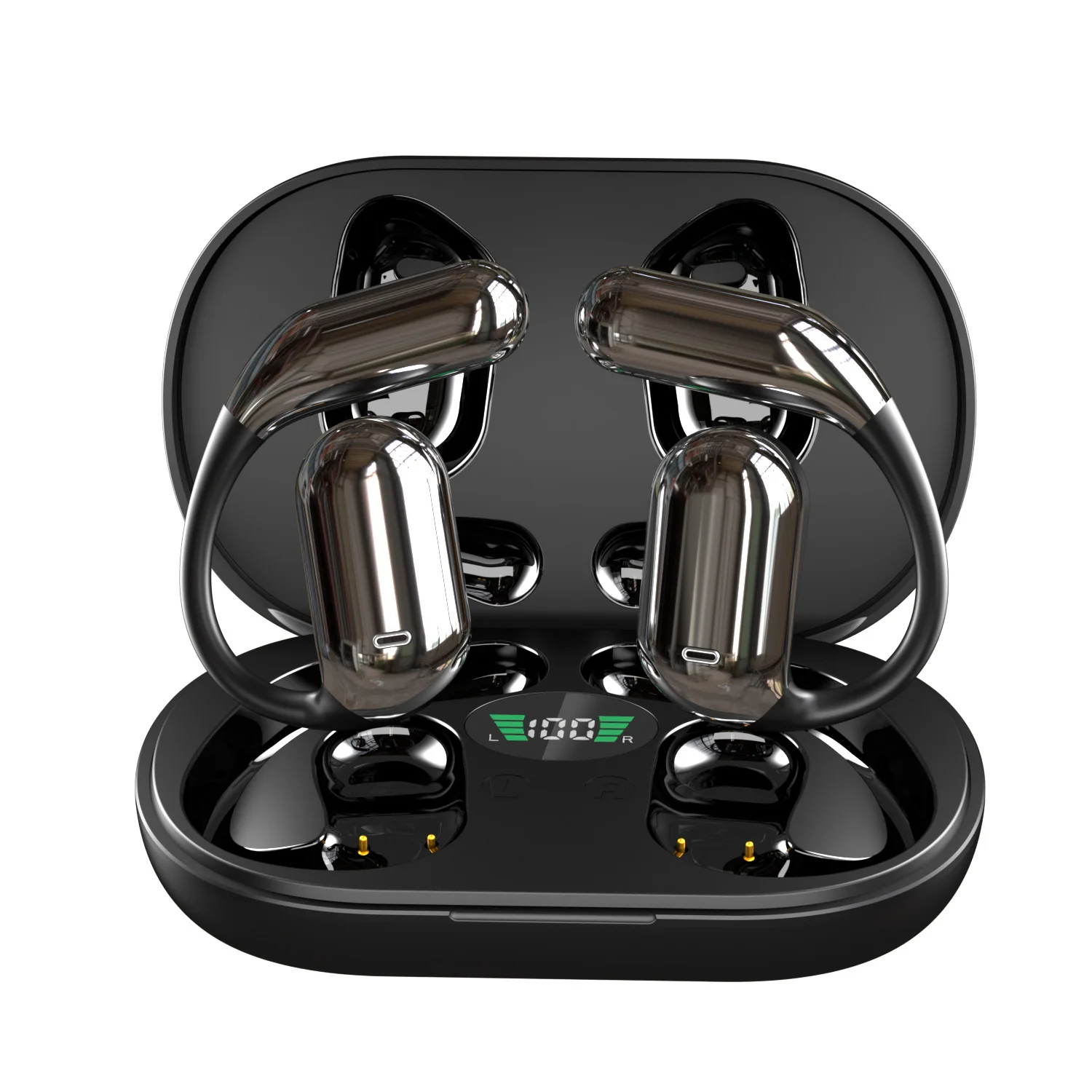 

AI Translator Earbuds Bluetooth Headphone Q16 EarClip Noise Cancelling Headset Instant Translator Smart Voice Real Time Earphone