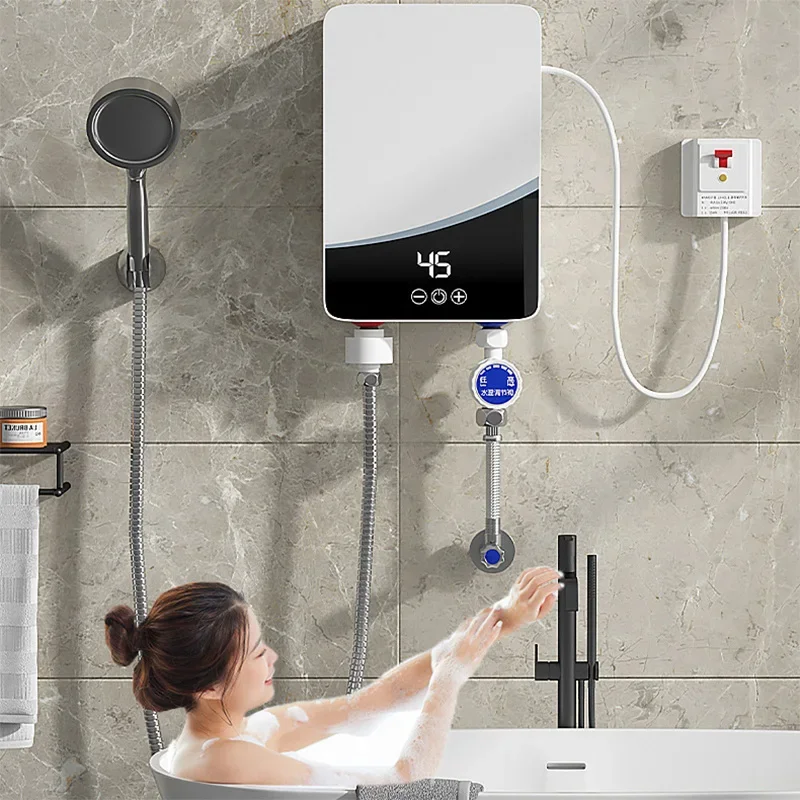 innovative design Kitchen Bathroom Mini Tankless Instant Electric Shower Water Heater