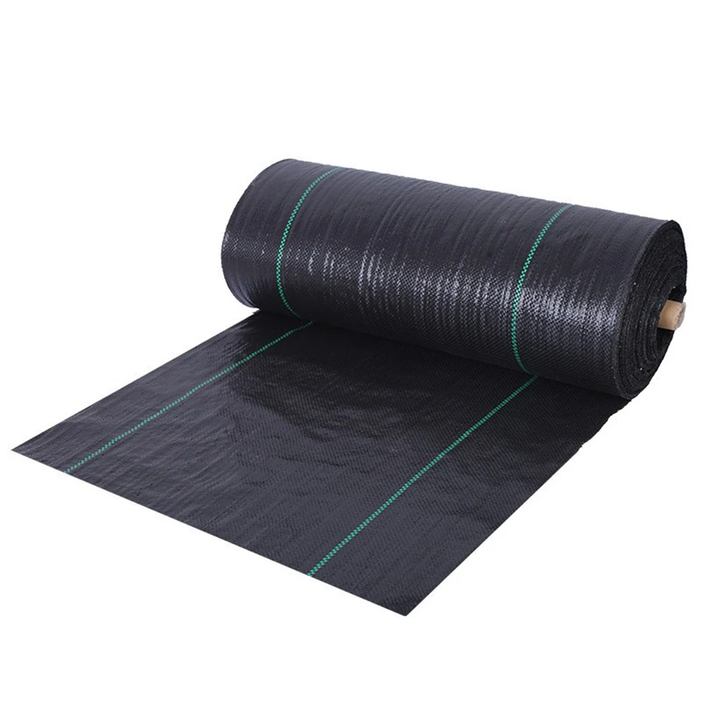 Black Grass Barrier Fabric 1.3x100ft 2.6x100ft 3x100ft for Effective Suppression and Soil Health in Landscaping