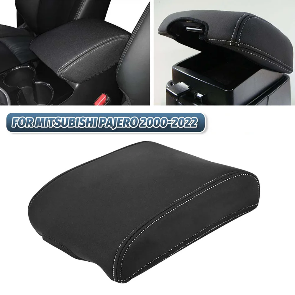 Car Center Console Armrest Box Cover Pad Mat Protector Decoration Interior Accessories For Mitsubishi Pajero 2000-2022