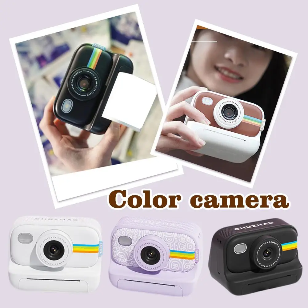 Color Camera New Camera Can Automatically Print Toy Student Digital Camera Baby For Print Photos, Take Photos, Video, Flash