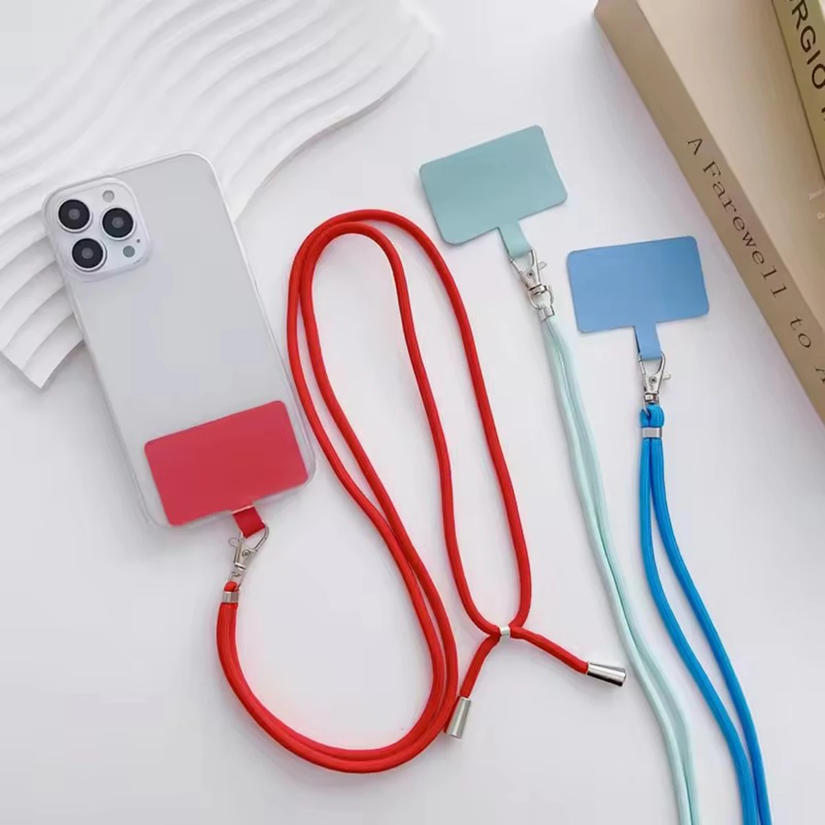 Подвесные веревочные шейные ремни для мобильного телефона, ремешки с защитой от потери, аксессуары для мобильных телефонов, универсальный регулируемый ремешок для телефона