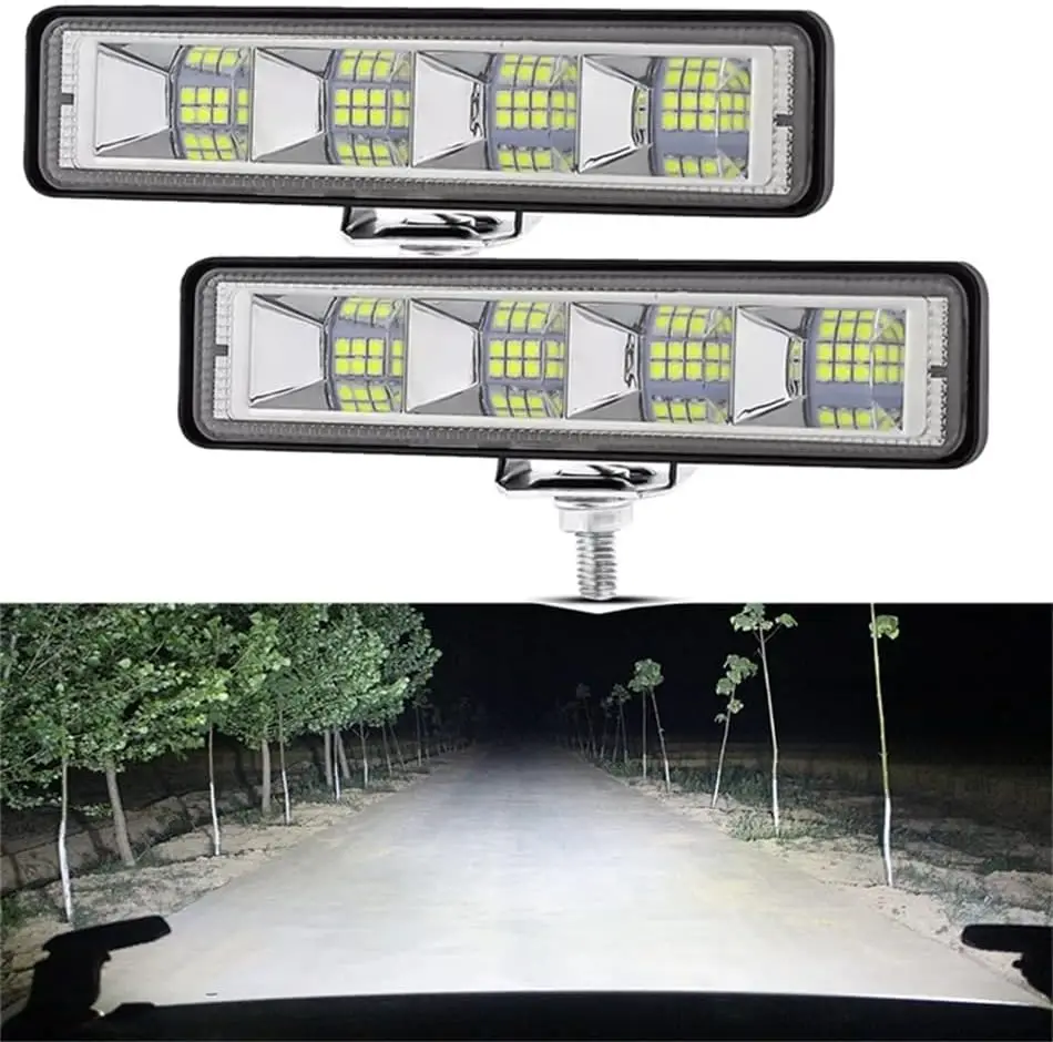 72W Car Work Light LED Bar 4x4 24LED Working Bar Offroad SUV ATV Motorcycle Tractor Boat Trucks Excavator 12V 24V led Combo Beam