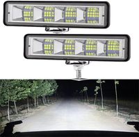 72W Car Work Light LED Bar 4x4 24LED Working Bar Offroad SUV ATV Motorcycle Tractor Boat Trucks Excavator 12V 24V led Combo Beam
