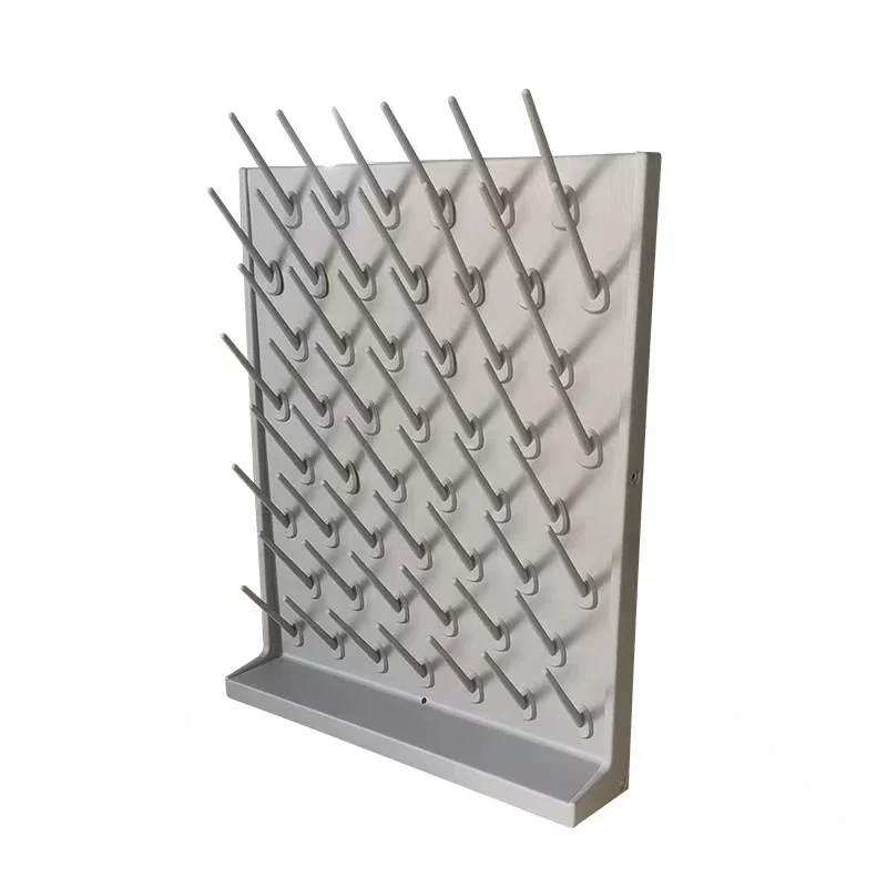 Laboratory Drip Rack PP Single/Double-Sided Adjustable Rack Drainage Laboratory Instrument Drying Rack High Density