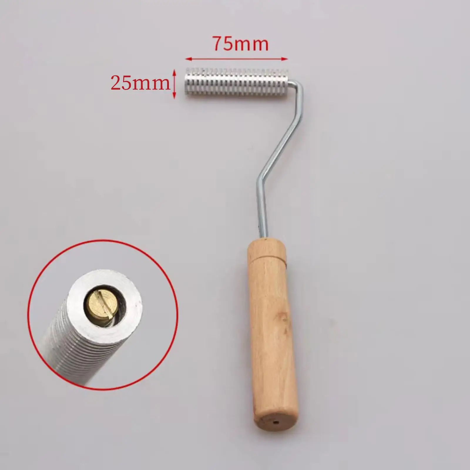 Aluminum Bubble Roller Paddle Tool Ergonomic Handle Resin Laminator for Home Fiberglass Repair Patch