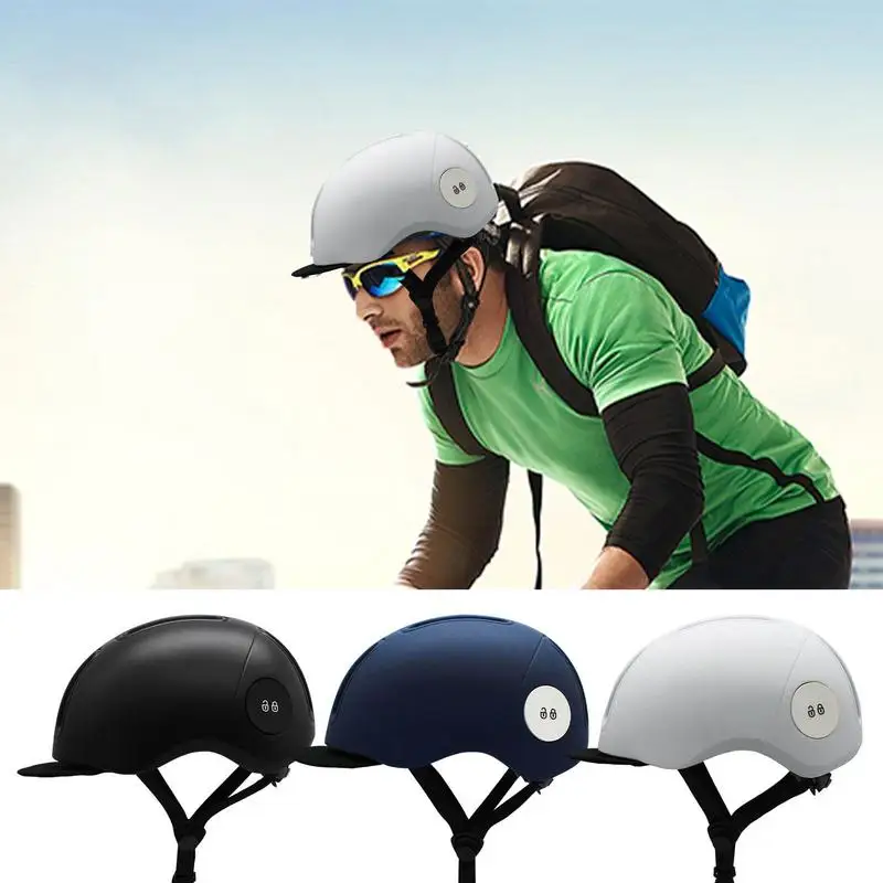 

Bicycle Safety Hat Adjustable Vented Riding Hat Portable Design Cycling Equipment For Adults Mountain And Road Biker