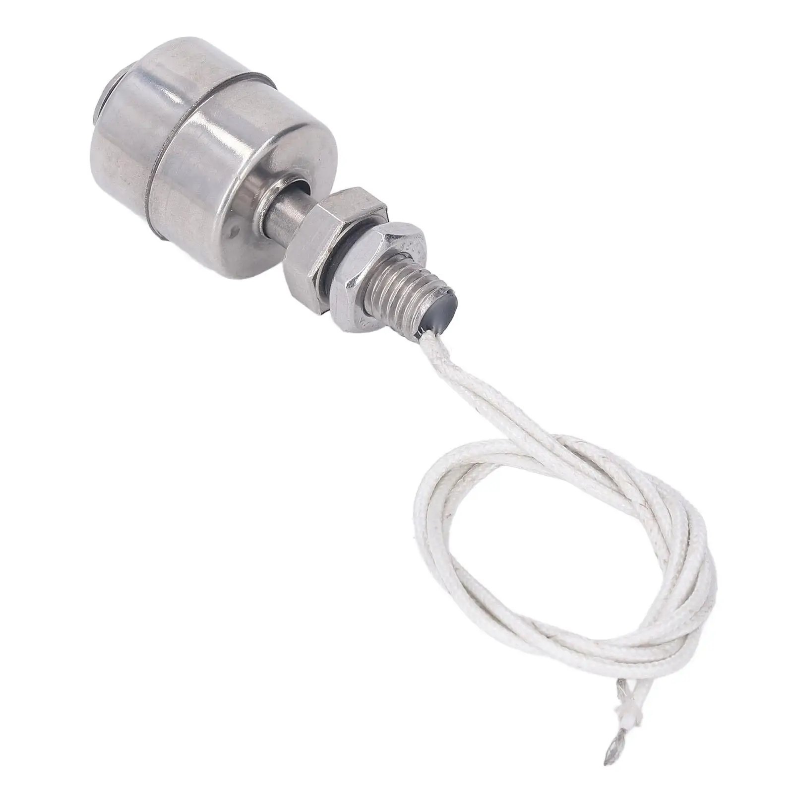 5Mpa Float Water Level Controller Sensor - Stainless Steel Liquid Level Switch 10mm Stroke 0-220V 45mm Length