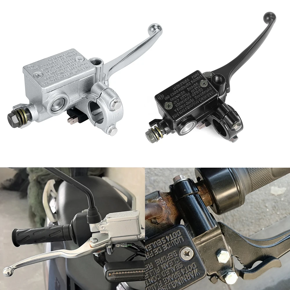 

Motorcycle Brake Pump Front Master Cylinder Hydraulic Brake Lever Right For Dirt Pit Bike ATV Quad Moped Scooter Buggy Go Kart