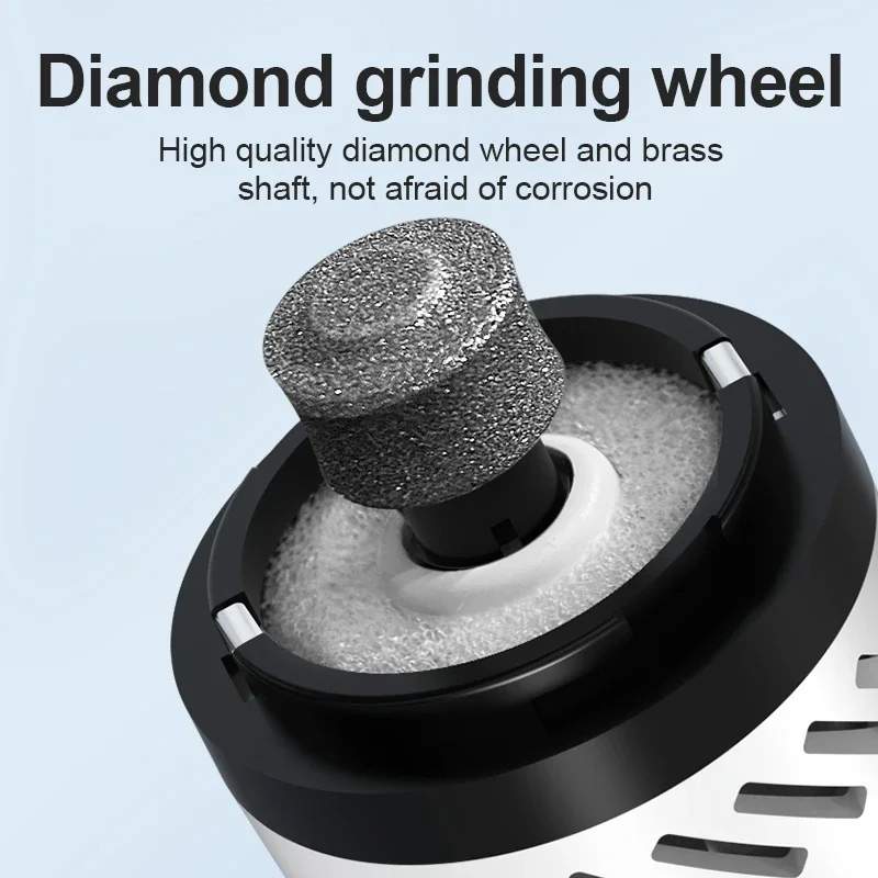 

#Factory direct sales supply pet nail led light electric manicure grinder cat dog nail clippers USB charging vacuum nail grinder