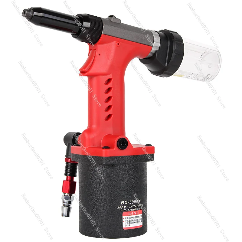 Pneumatic Core Pulling Riveting Gun Self-Priming Pneumatic Nail Removal Gun Durable Pneumatic Riveter BX-500AX