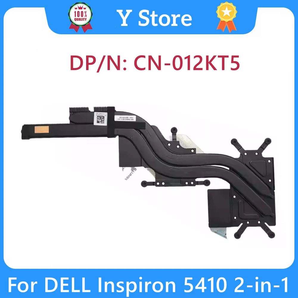 

Y Store 012KT5 New Original For DELL Inspiron 5410 2-in-1 Laptop Cooling Fan Heatsink Radiator Copper Tube 12KT5 CN-012KT5