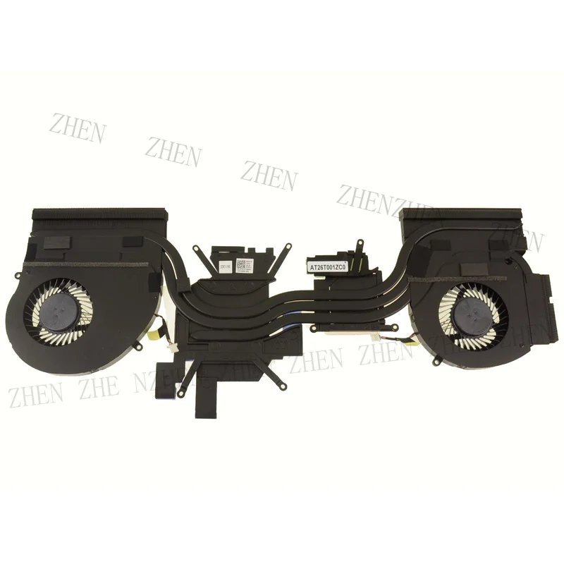 S 0TK0T2 FOR DELL Alienware 17 R5 GTX1060 CPU/GPU Graphics Cooling Heatsink Fan