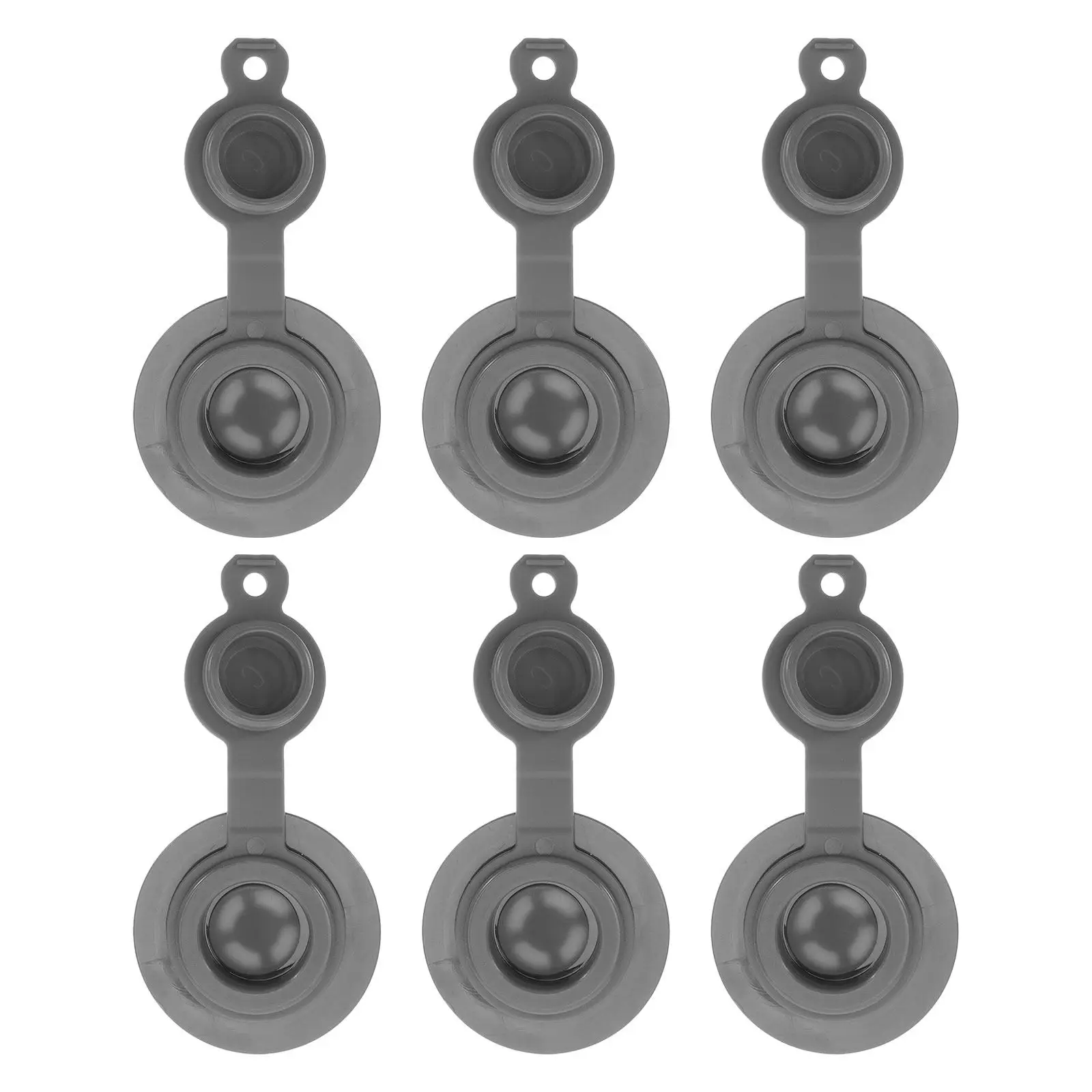 6Pcs Compression Bag Valve Replacement Kit Tpu Vacuum Seal Bag Air Valves Plastic Covers Inner Diameter 17Mm for Efficient