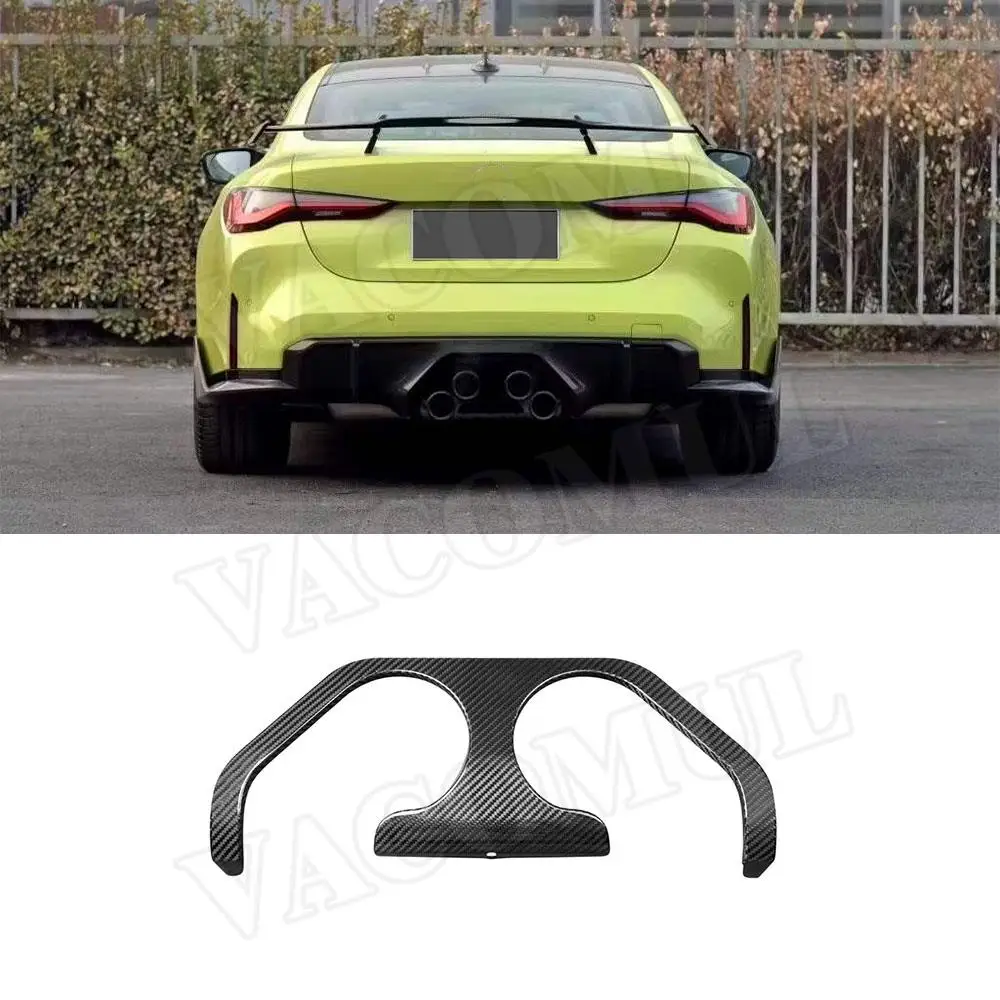 

Dry Carbon Fiber Car Rear Bumper Lip Air Vent Splitter Fender Rear Outlet Trim Fit for BMW G80 G82 G83 M3 M4 2021 2022 2023 FRP