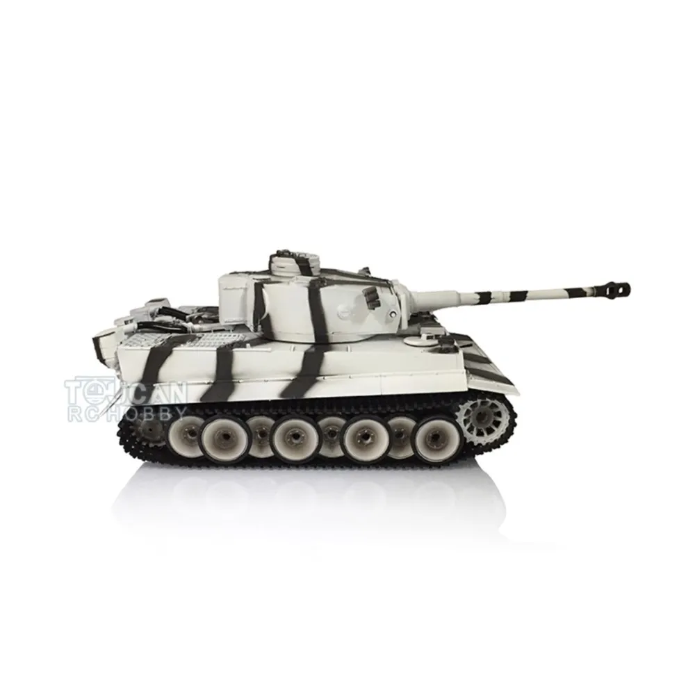Henglong RC Tank 1/16 3818 7,0 plástico alemán Tiger I RTR RC tanque barril retroceso 2,4G tanque de Control remoto BB Pellets RC modelo de juguete