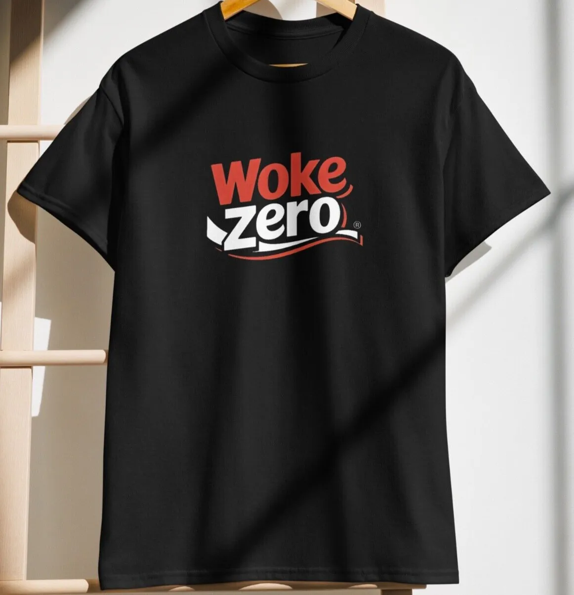 WOKE ZERO, lustiges T-Shirt, Geschenk für Ihn, Vintage, AfD, Alice Weidel, Retro