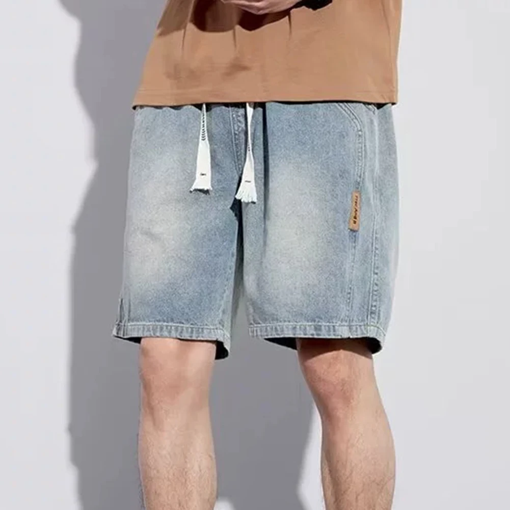 Brand New Men Clothing Beachwear Loose Fit Casual Distressed Washed Pants Brand New Condition Casual Style Shorts
