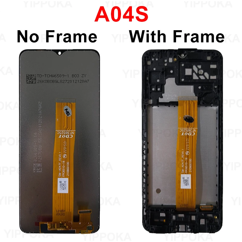 LCD For Samsung Galaxy A04E A042 Display A04 A045 Touch Screen Digitizer For Samsung Display A04S A047F LCD Replacement Parts