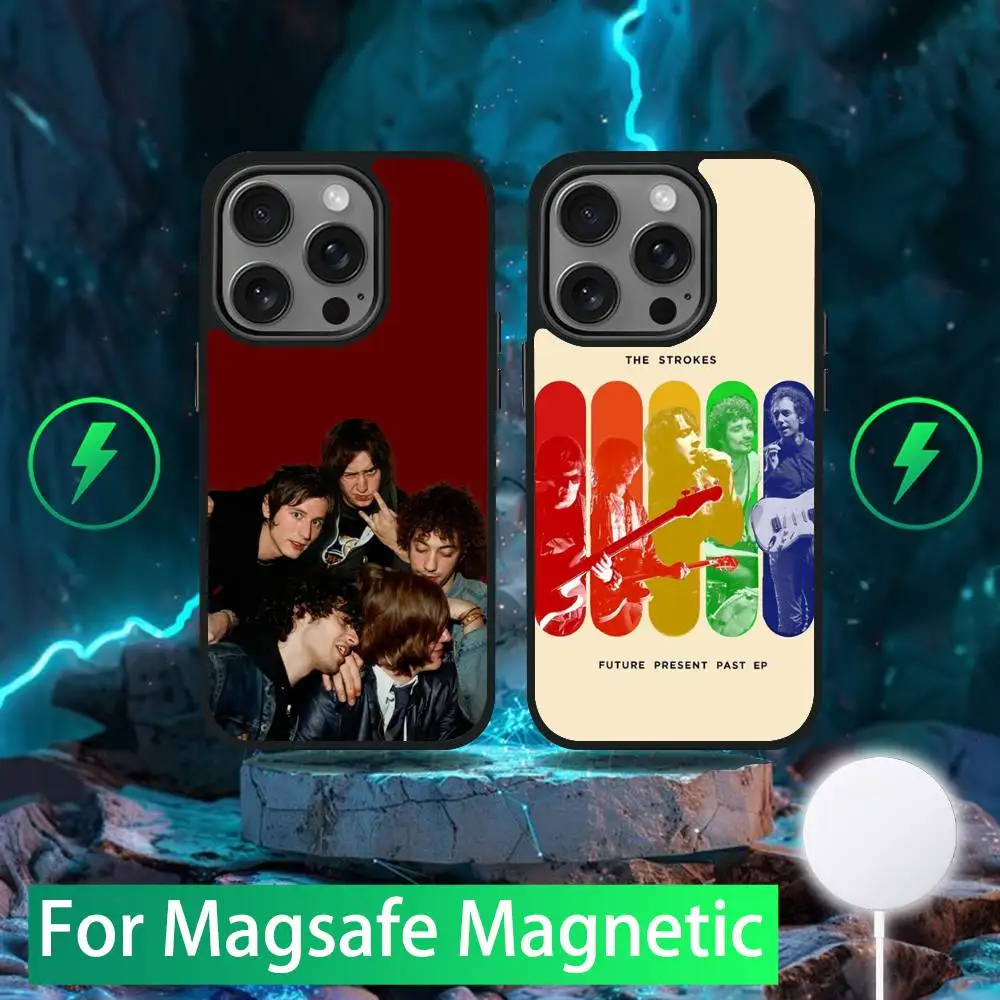

The S-Strokes Phone Case For iPhone 16,15,14,13,12,11,Pro,Max,Plus,Mini,SE New Magsafe Magnetic Wireless Charging