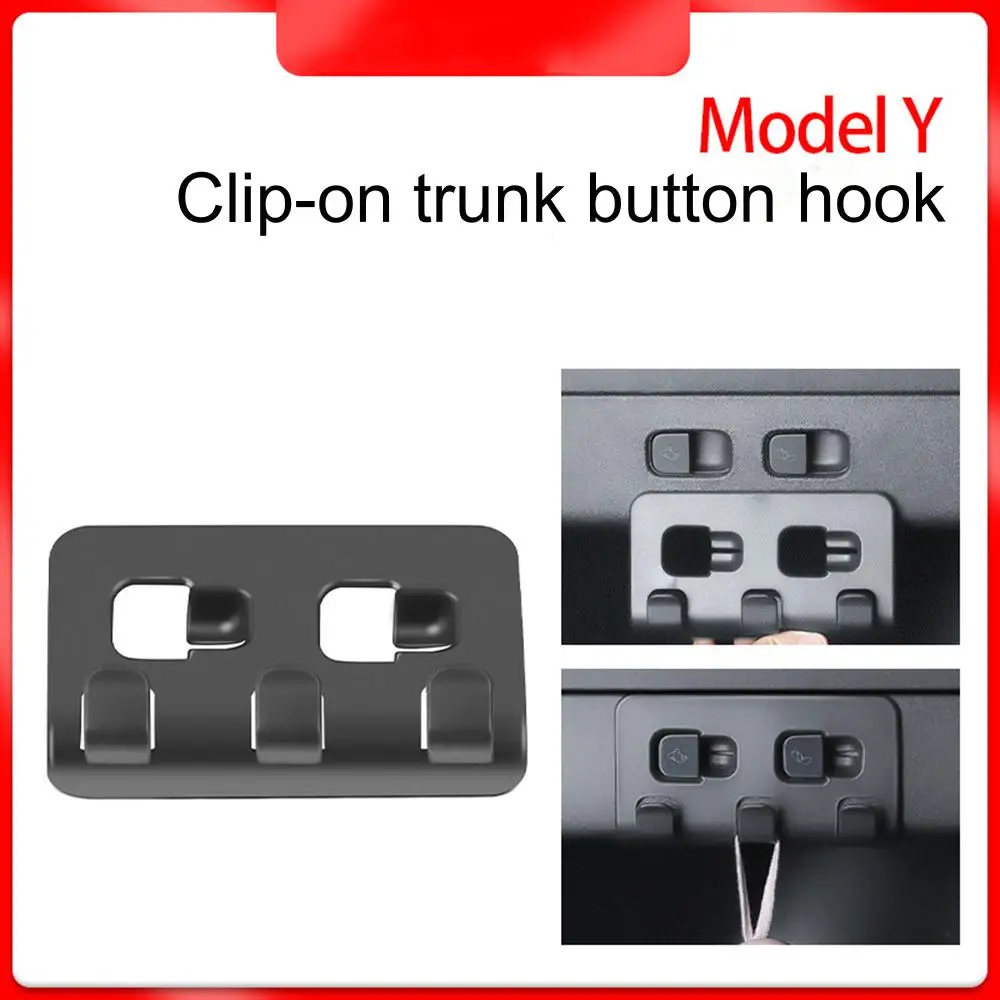 

Rear Trunk Hook Storage Holder Bag Water Bottles Trunk Grocery Bag Hook Hanger for Tesla Model Y Interior Accessories