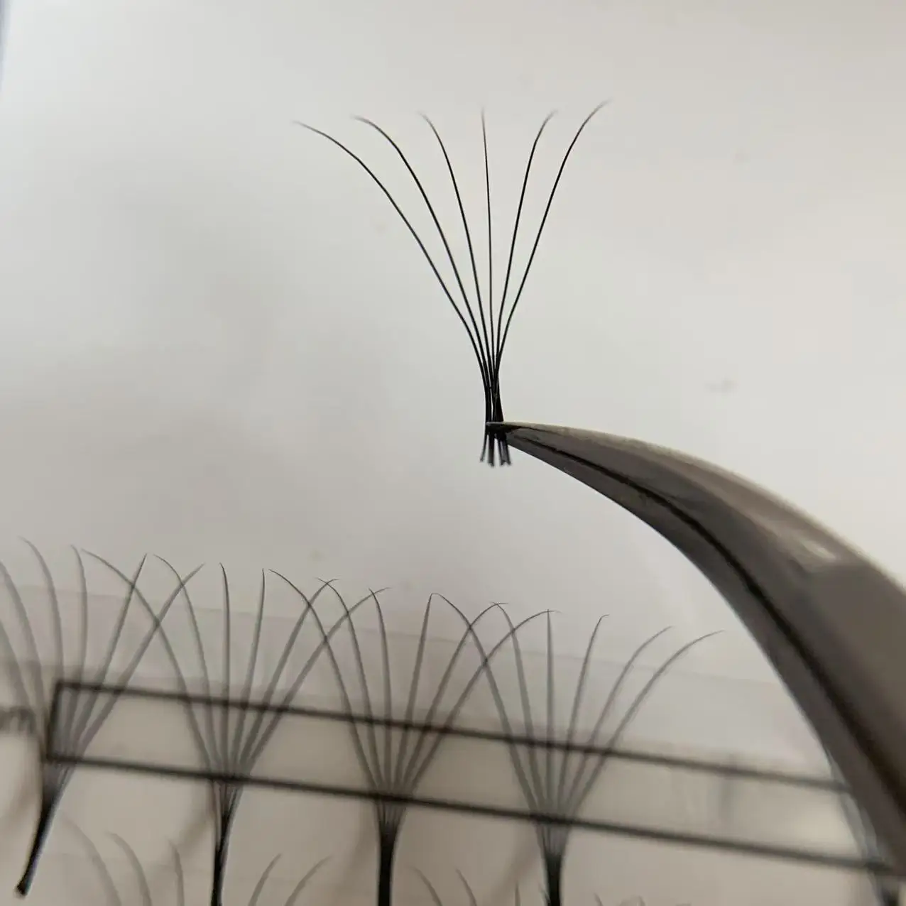 

Накладные ресницы PROMADES Volume Fan с гибкой основой, готовые пучки 0.03мм, 0.05мм, 0.07мм, 6D, 8D, 10D, 12D