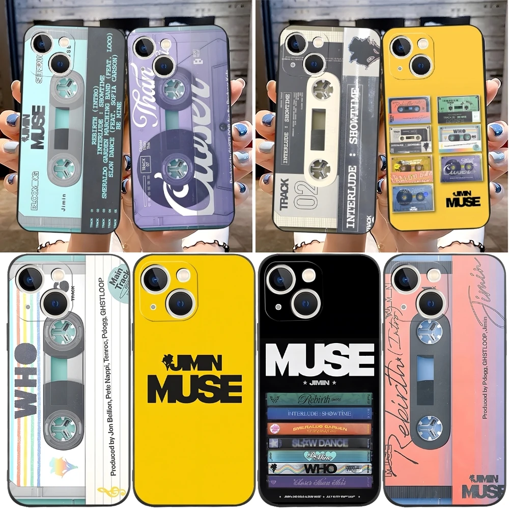 Kpop Jimin Korea MUSE Phone Case For Iphone 15 Pro Max 14 Pro 16 Plus 13 Mini 11 12 Xr X Xs 7 8 Plus Back Cover